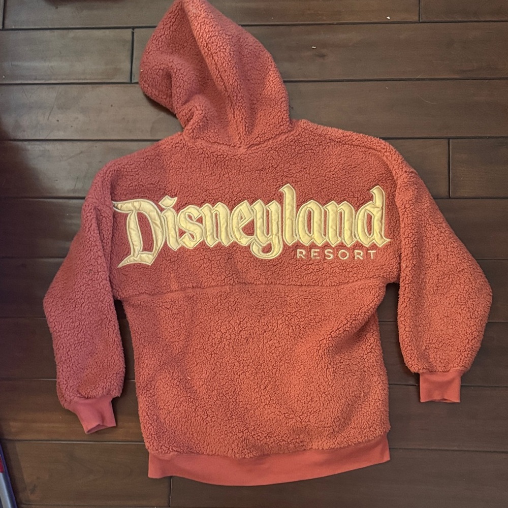 Disneyland Resort Women's Rose 🌹 gold cosy fleece Spirit Jersey Hoodie